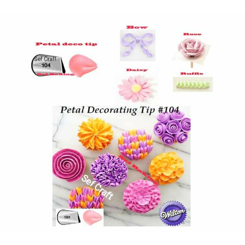 

Petal tip 104 Ateco