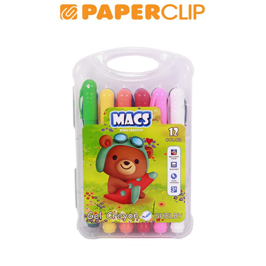 

CRAYON MACS 80021 12 COLORS SILKY