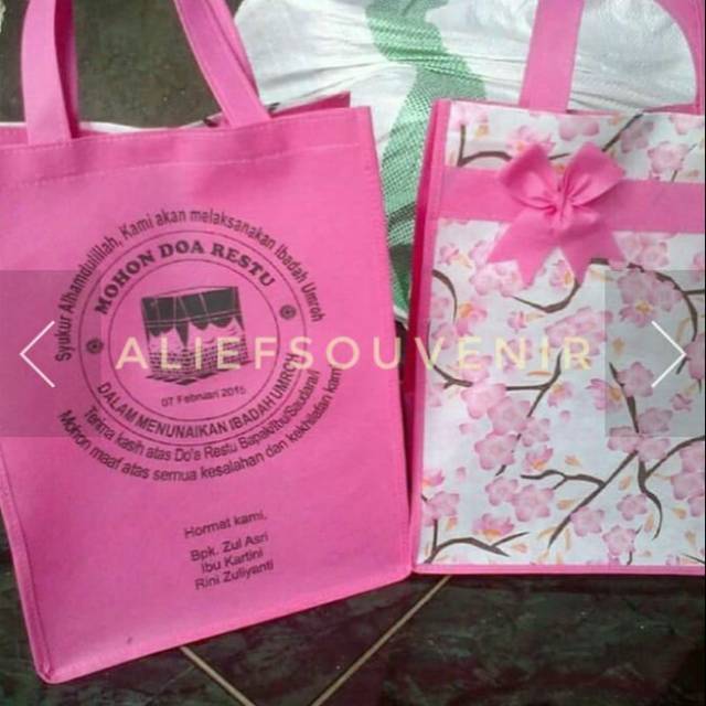 

Tas umroh goodie bag haji Tas hantaran berkat haji tas haji Murah