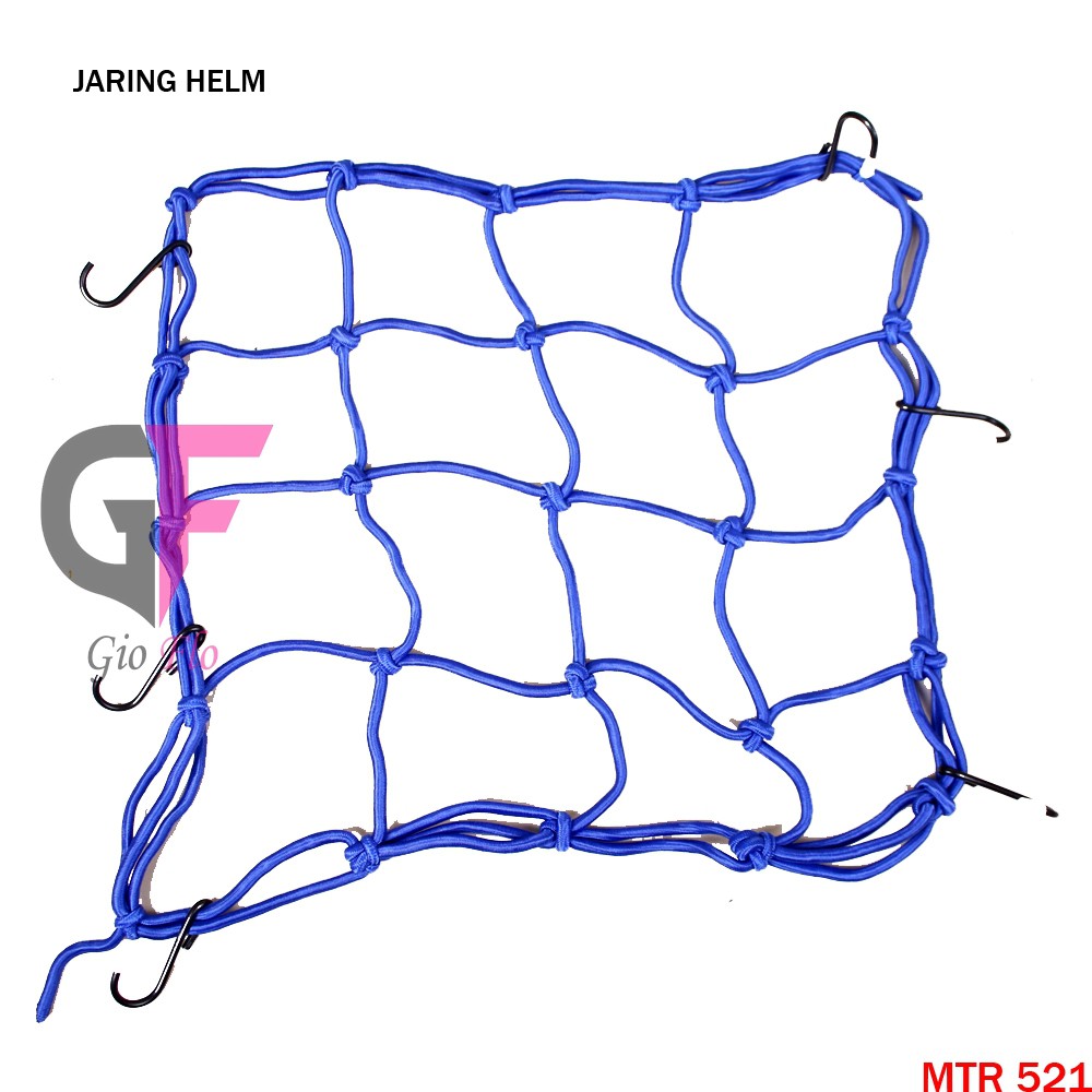 GIOFLO Jaring Helm Buat Di Motor Blue / MTR 521