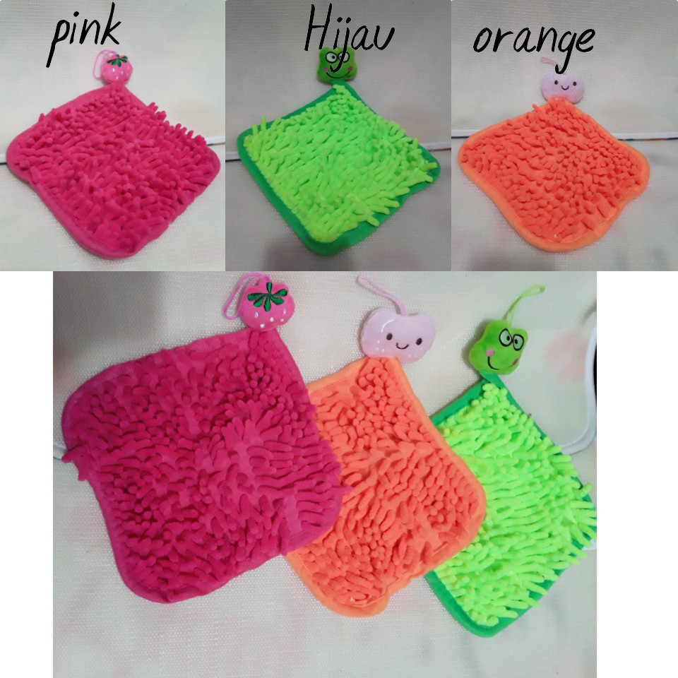 lap tangan cendol/ lap cendol