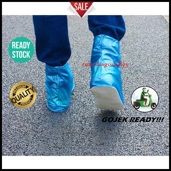 Cover Sepatu Anti Air Jas Hujan Sepatu Sarung Sepatu Karet Pelindung Sepatu Konser Waterproof Shoes Cover Shoes Rain Cover Murah