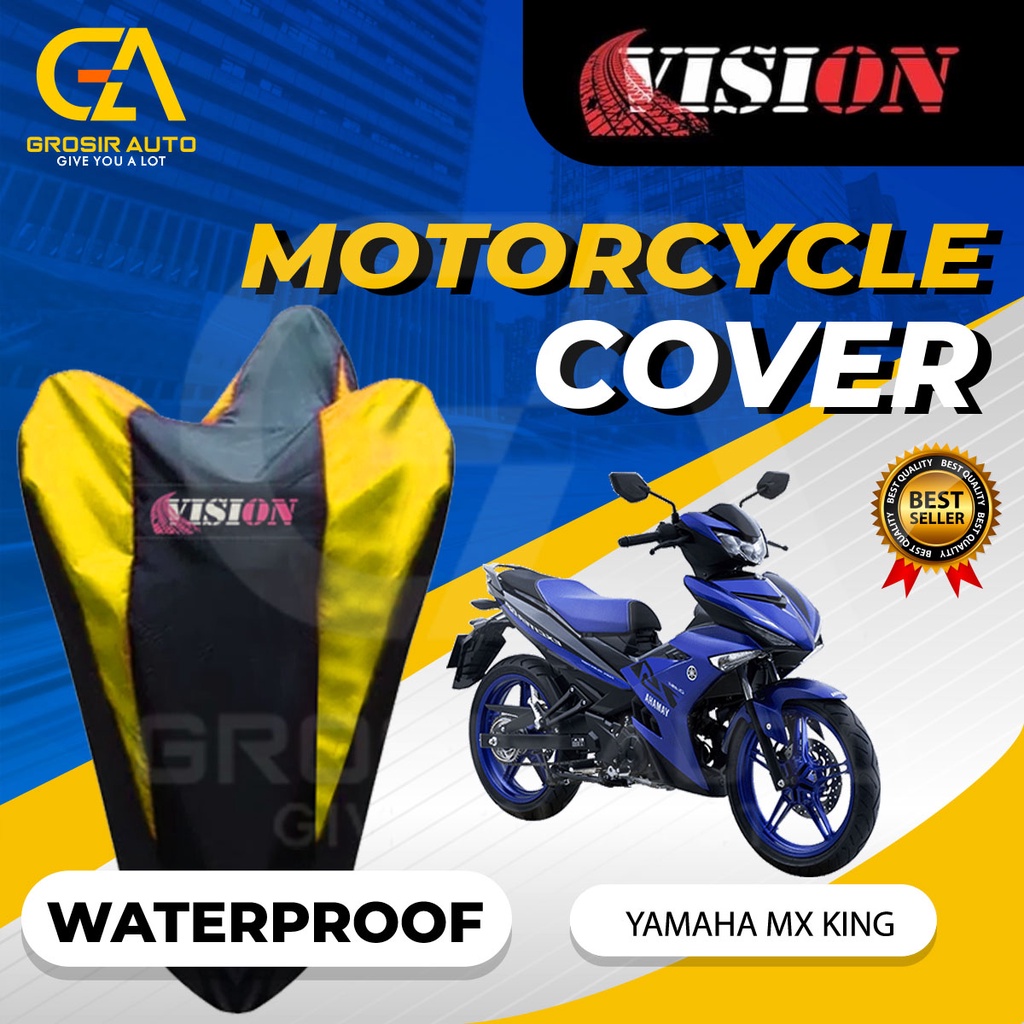 Sarung Motor MX KING Antiair Vision / Cover Selimut Penutup Sarung Mantel Motor Vision