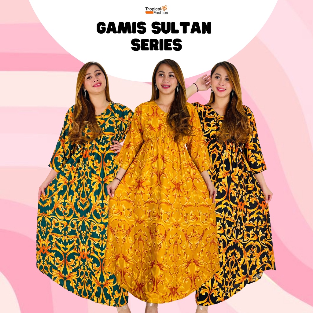 Gamis Sultan Khas Bali Bahan Rayon Premium Untuk Remaja dan Dewasa Termurah Kekinian