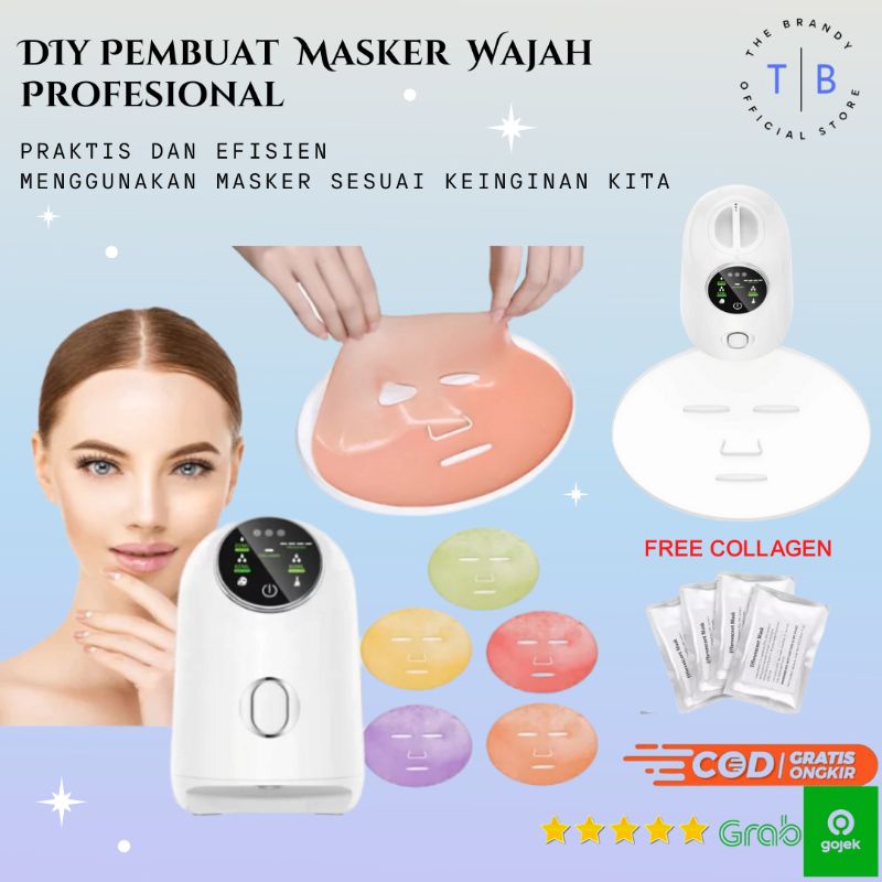 READY DIY Effervescent Mask Tablet Mesin Pembuat Masker Wajah Buah dan Sayur Organik Otomastis