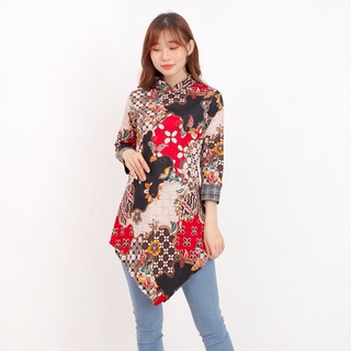 Baju batik wanita - Tunik batik wanita lengan 7/8 514