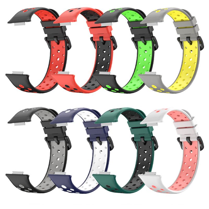 Strap Watch Huawei FIT 2 | Two Color Rubber Silikon High Quality