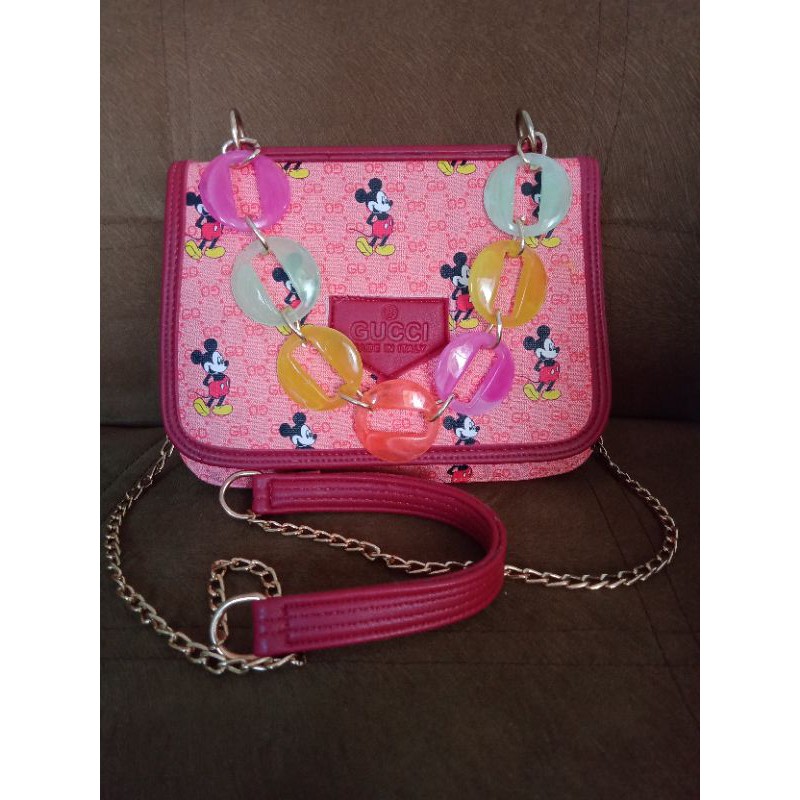 Slingbag Mickey ala gucci