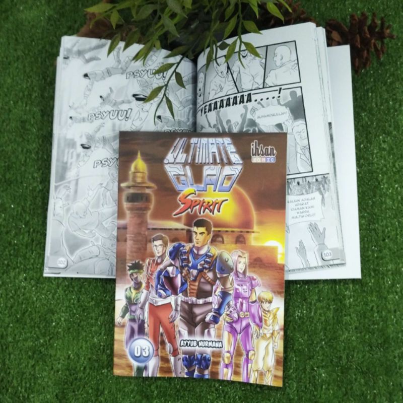 KOMIK ANAK ULTIMATE GLAD SPIRIT 3 - BUKU SUPER HERO IHSAN MEDIA