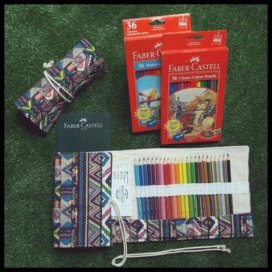 

Force | Tempat Pensil Gulung Canvas 36 / Pencil Case Roll Up 36