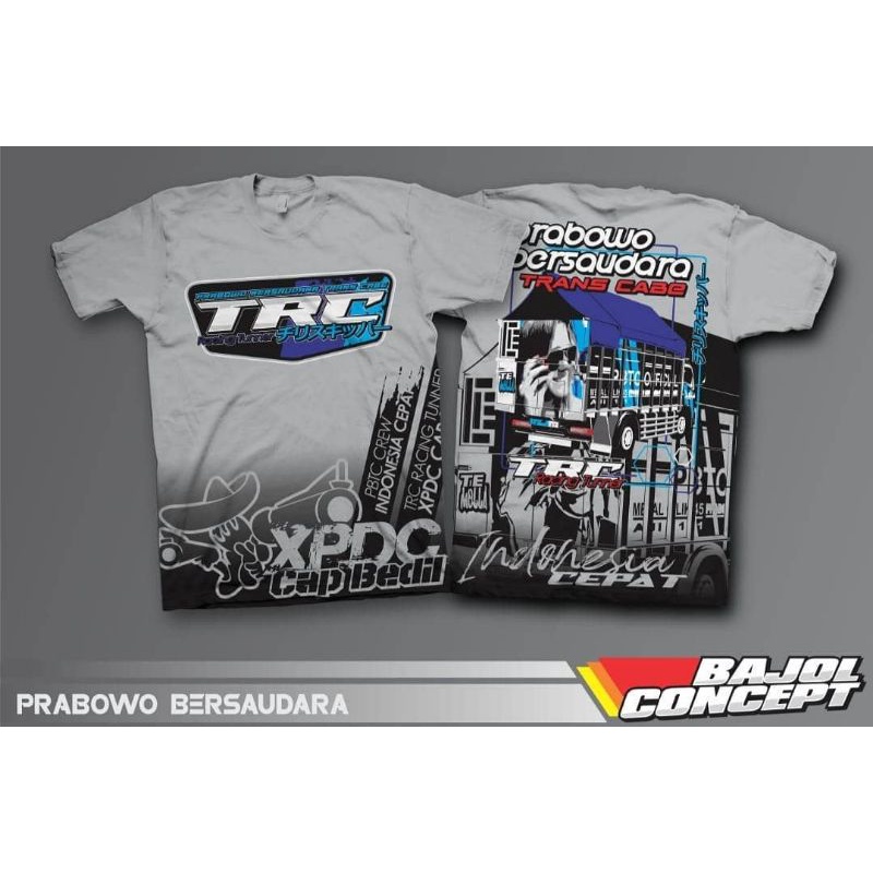 KAOS PRABOWO BERSAUDARA TRC|| ORIGINAL DISTRO