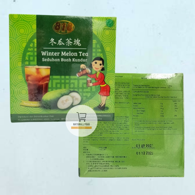 818 Winter Melon Tea Teh Kundur Blok Seduhan Buah Kundur