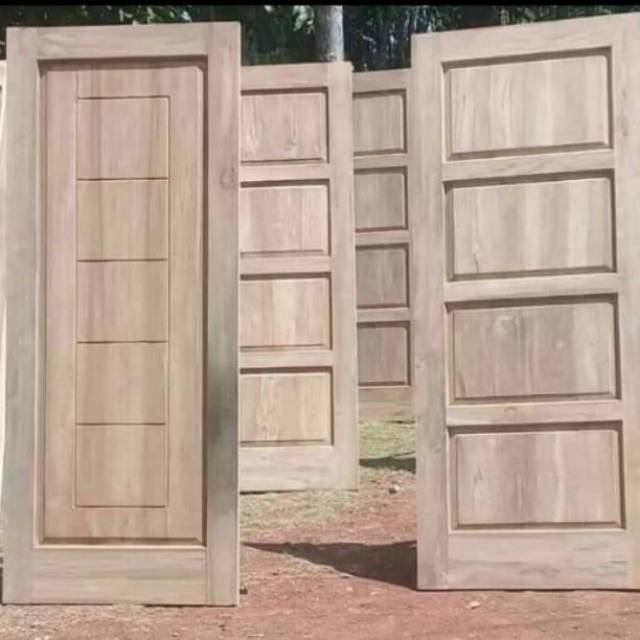 Pintu Plus Kusen Kayu Jati Tua Shopee Indonesia