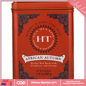 

⭐COD⭐ HARNEY & SONS HT BLEND 20 Tea Sachets - AFRICAN AUTUMN