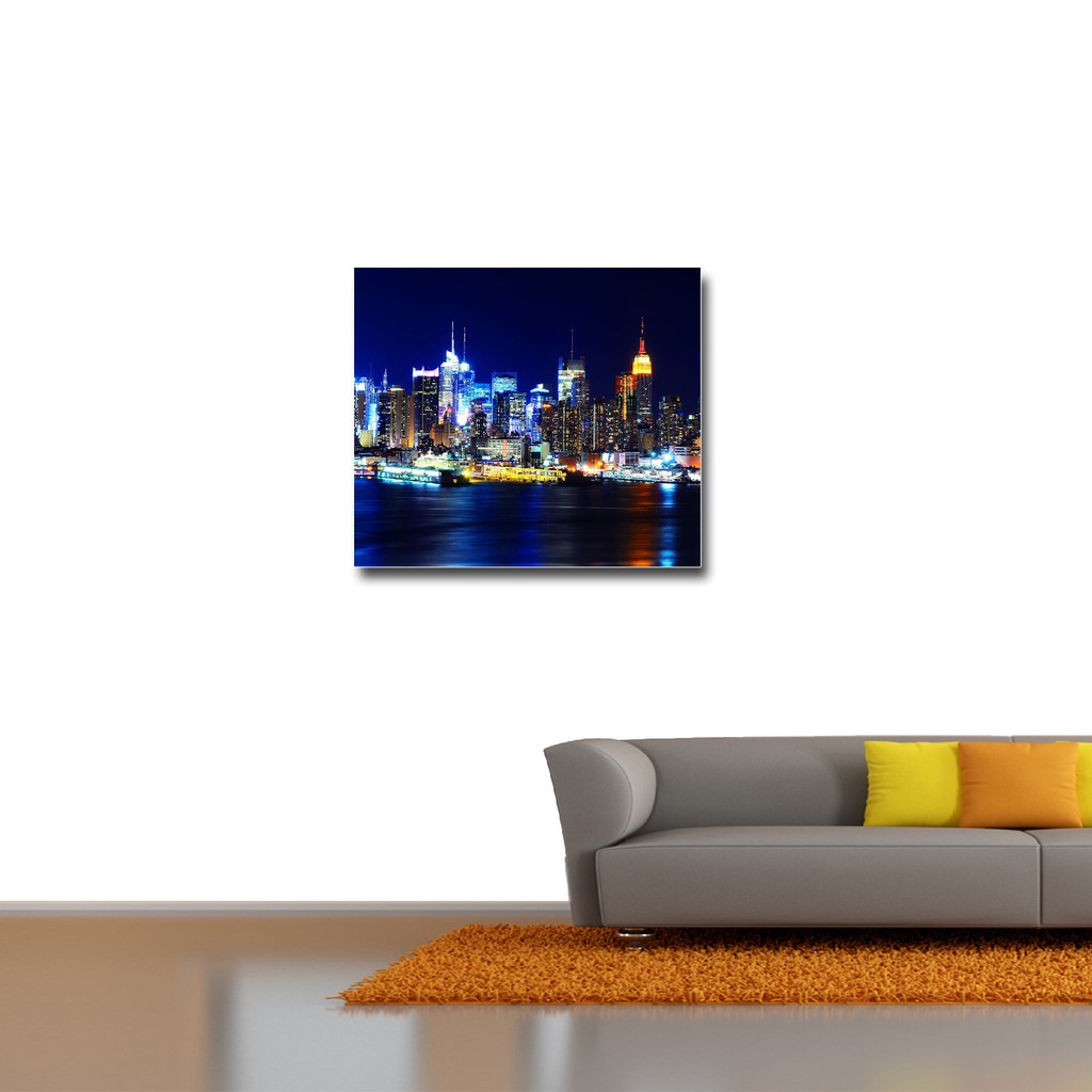 grosiramanah [TERMURAH] WALL DECOR CITY VIEW UKURAN 30 X 40