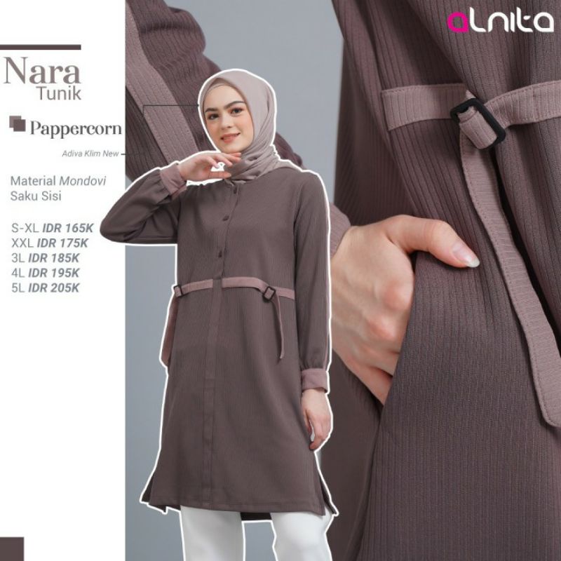 Sale murah Tunik Alnita Nara tunik polos tunik Dewasa