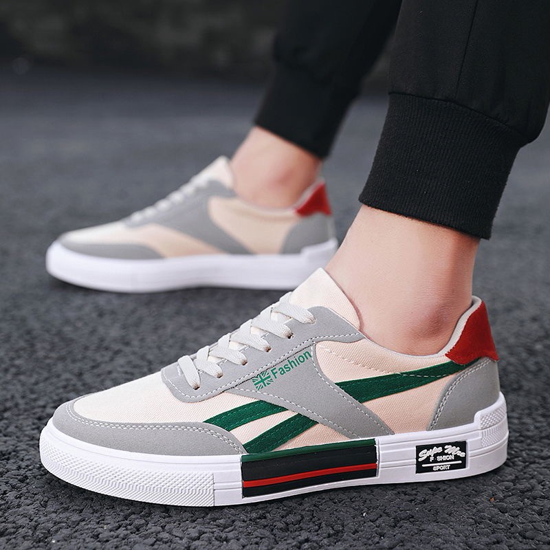 Sepatu Pria Import Sneakers Korean Style Sneakers Putih Pria Sepatu Cowok Casual Slip On Panarybody