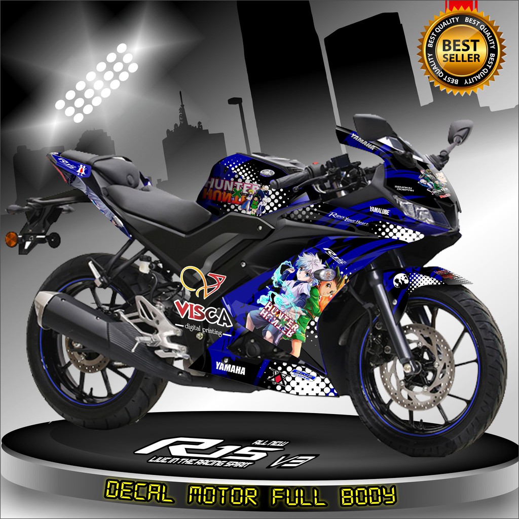 Decal R15 V3 Full Body Stiker R15 V3 Full Body Dekal R15 V3 Anime X hunter