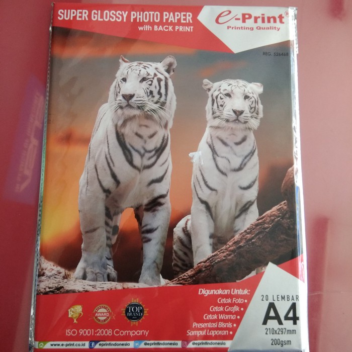 KERTAS FOTO A4 SUPER GLOSSY