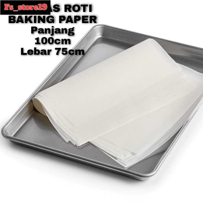 

Parchment Paper Kertas Roti Loyang Baking Paper 100cm x 75cm