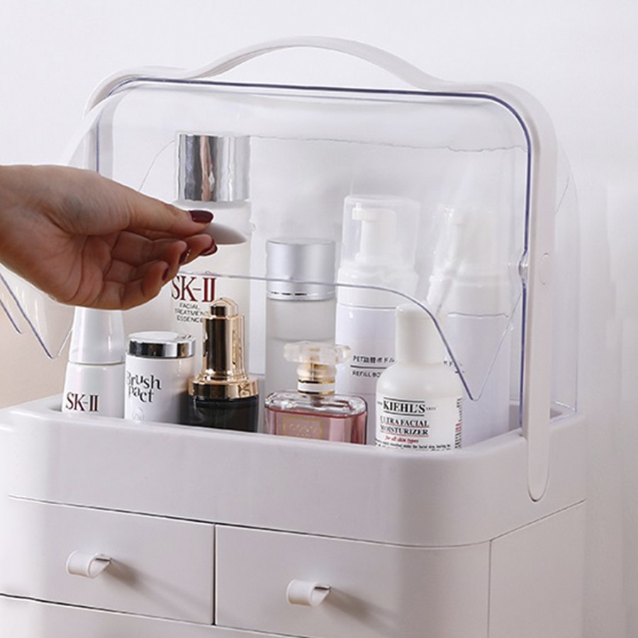 NEW SHENAR RAK KOSMETIK 3 LACI COSMETIC STORAGE BOX| TEMPAT KOSMETIK ORGANIZER| KOTAK MAKE UP STORAGE ORGANIZER