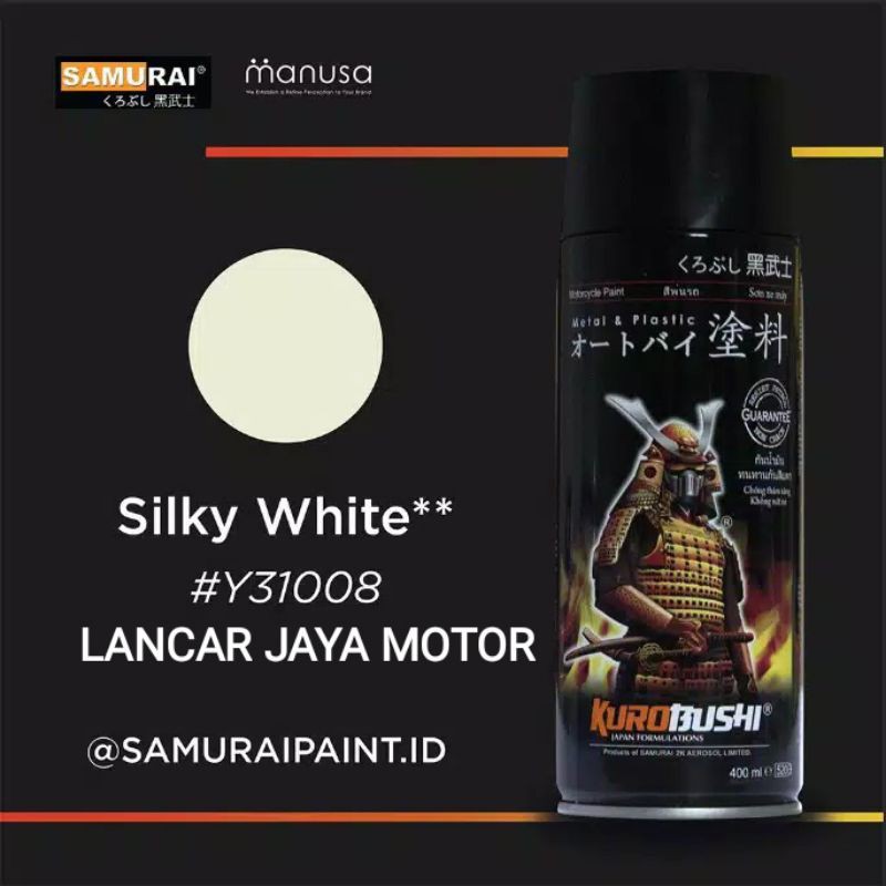 

SAMURAI PAINT #Y31008 SILKY WHITE ** 400ML