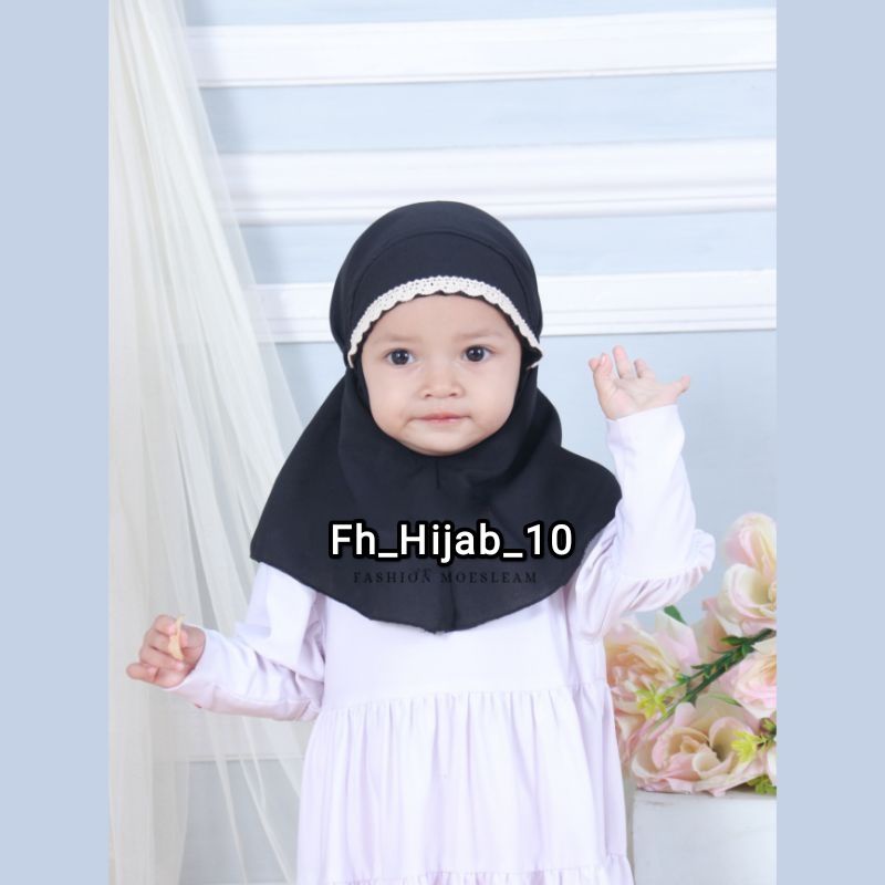 Jilbab Syakira Anak bayi Instan lucu 0-3 Tahun Bahan Adem | Hijab baby sekolah Sd newborn kekinian | Kerudung Perempuan Tk Lembut Terbaru 6-12 Bulan