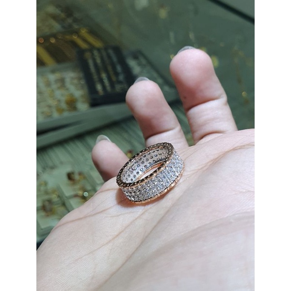 cincin ring listring full mewah emas 750