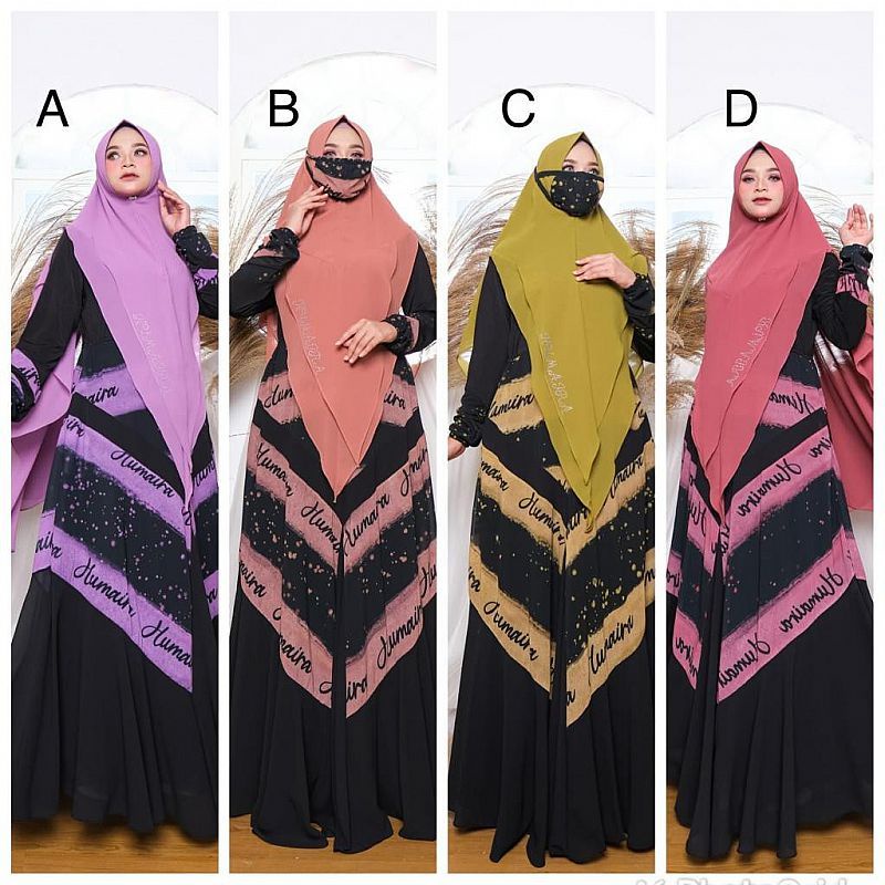 NHAZLA SET SYARI BY HUMAIRA / Nhazla set syari By Humaira