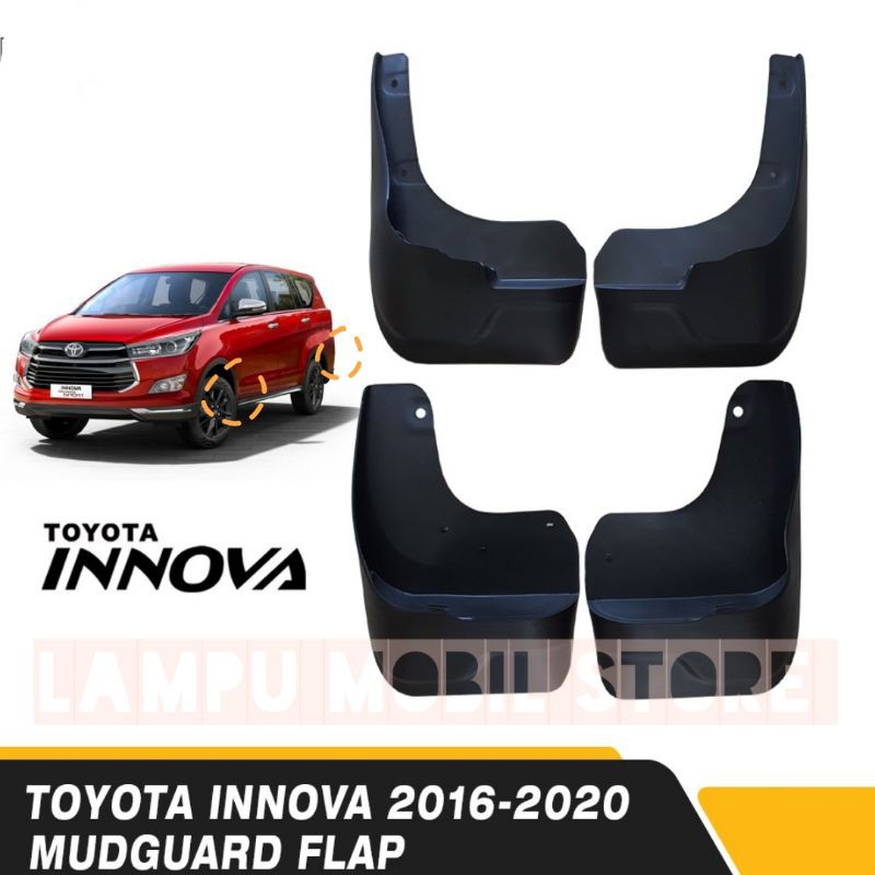 Tahanan Lumpur Mudguard Set Toyota All New Innova Reborn