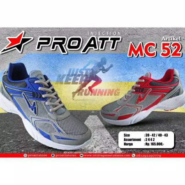 SEPATU SPORT PRO ATT jogging lari