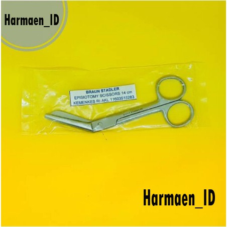 GUNTING EPIS EPYSOTOMI/ GUNTING EPIS EPISIOTOMY/ EPIS EPISIOTOMI BRAUN STADLER EPISIOTOMY SCISSORS