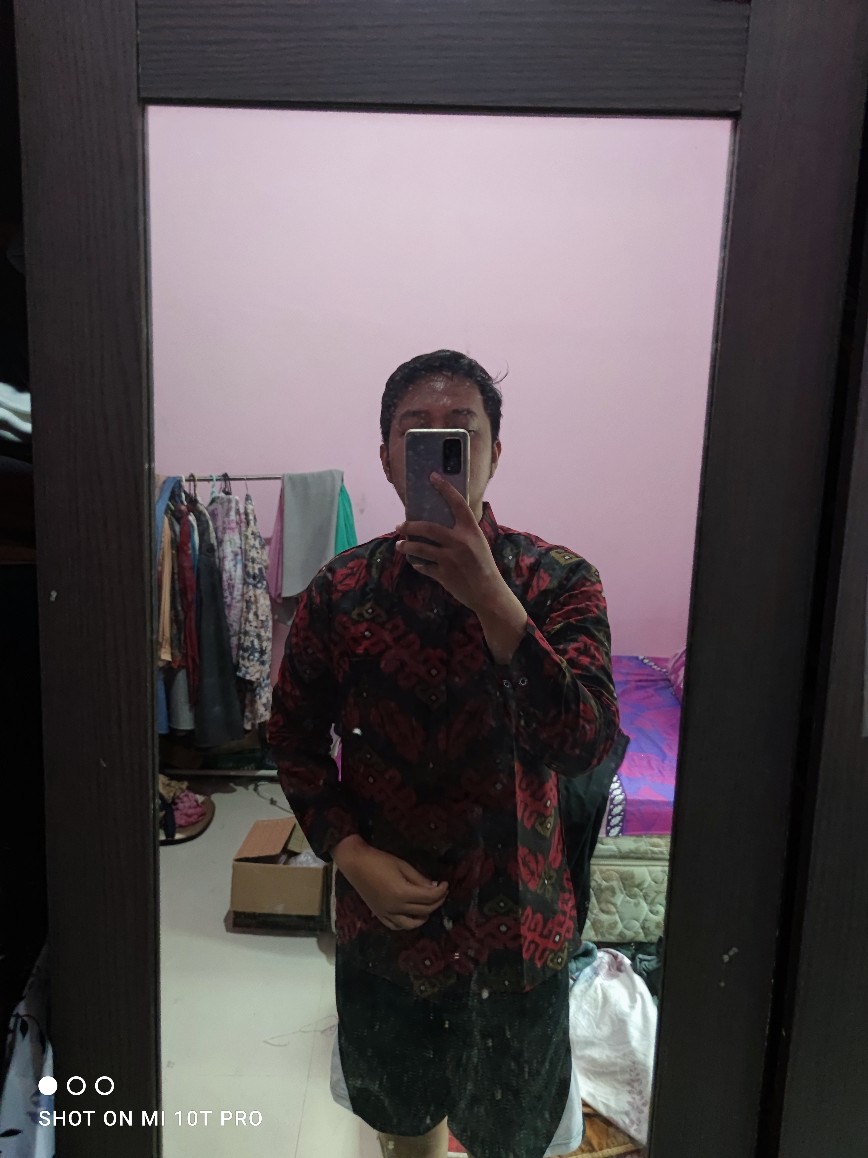 Kemeja Batik Ndoromesem Lengan Panjang Prabu Kasmaran Katun Halus Baturaden