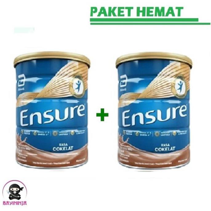 

[[BISA COD]] ENSURE Susu Rendah Laktosa Cokelat 900 g - PAKET ISI 2 BERKUALITAS Kode 850