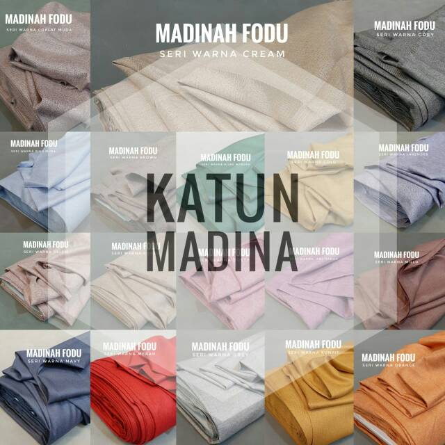 Warna kain katun madinah