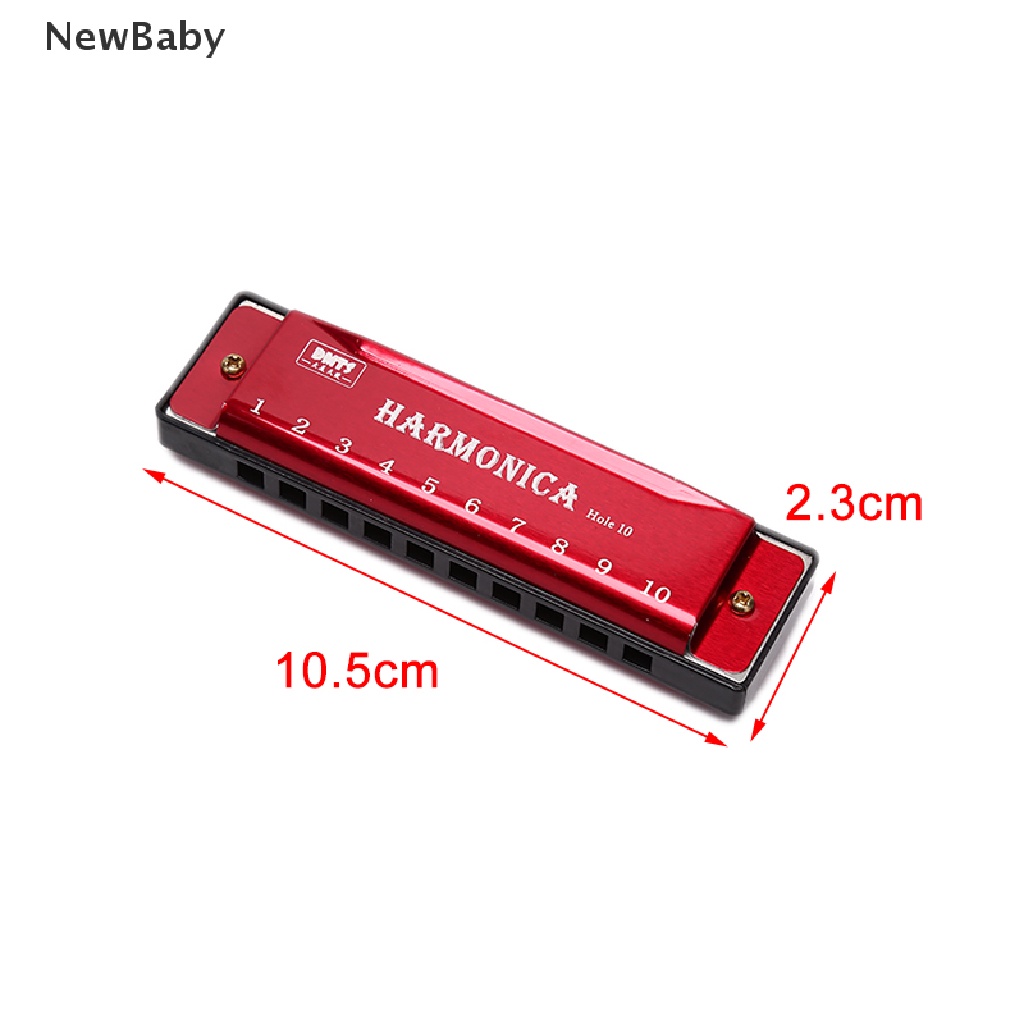 NewBaby 10 Hole Harmonica Mouth Organ Puzzle Musical Instrument Beginner Teaching  ID