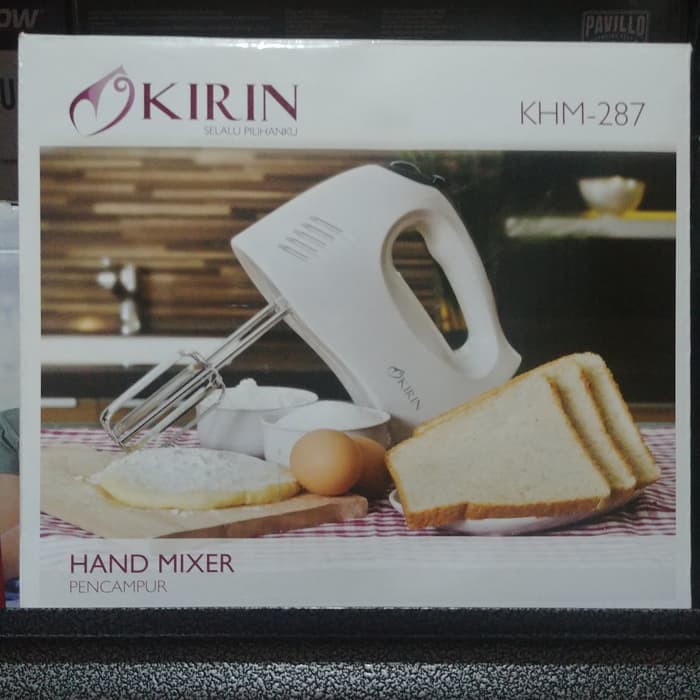 Kirin Hand Mixer KHM287 - Silver