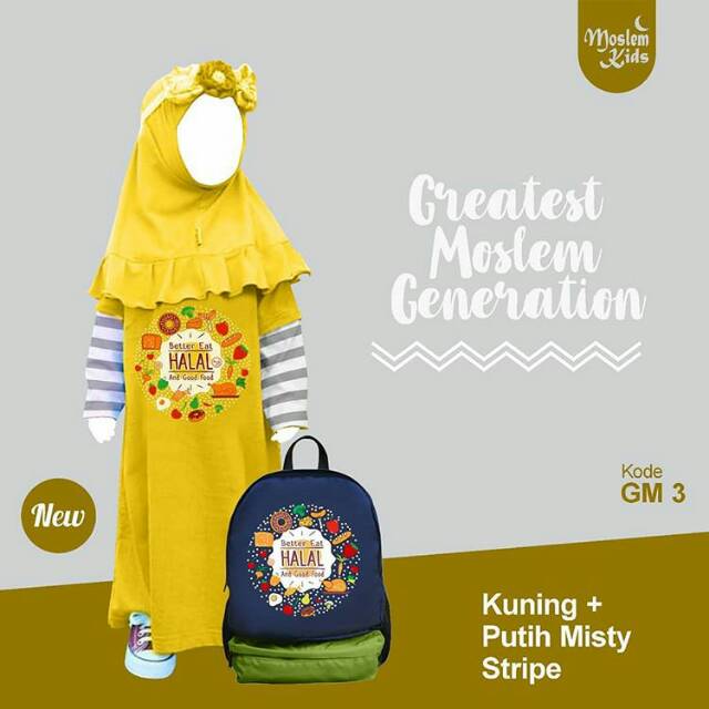 Gamis Anak Moslem Kids