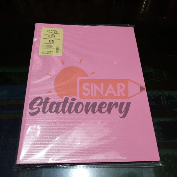 

Hemat Binderfile B5 Fphy002 Pink Terbatas