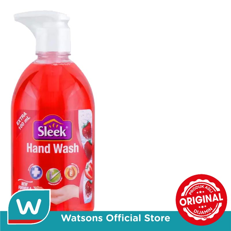 Sleek Hand Wash Strawberry Pump 500ml