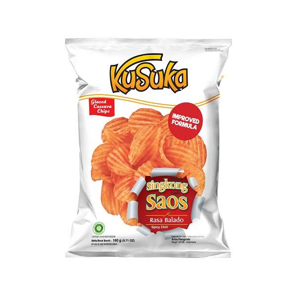 

KUSUKA KRIPIK SINGKONG SAOS BALADO 160 GR