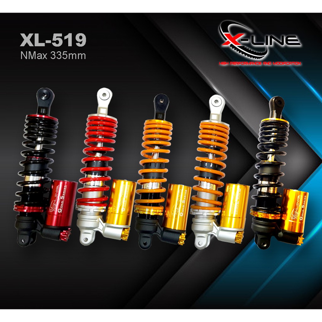 Shockbreaker shock skok belakang tabung bawah NMax 335mm XLine 519