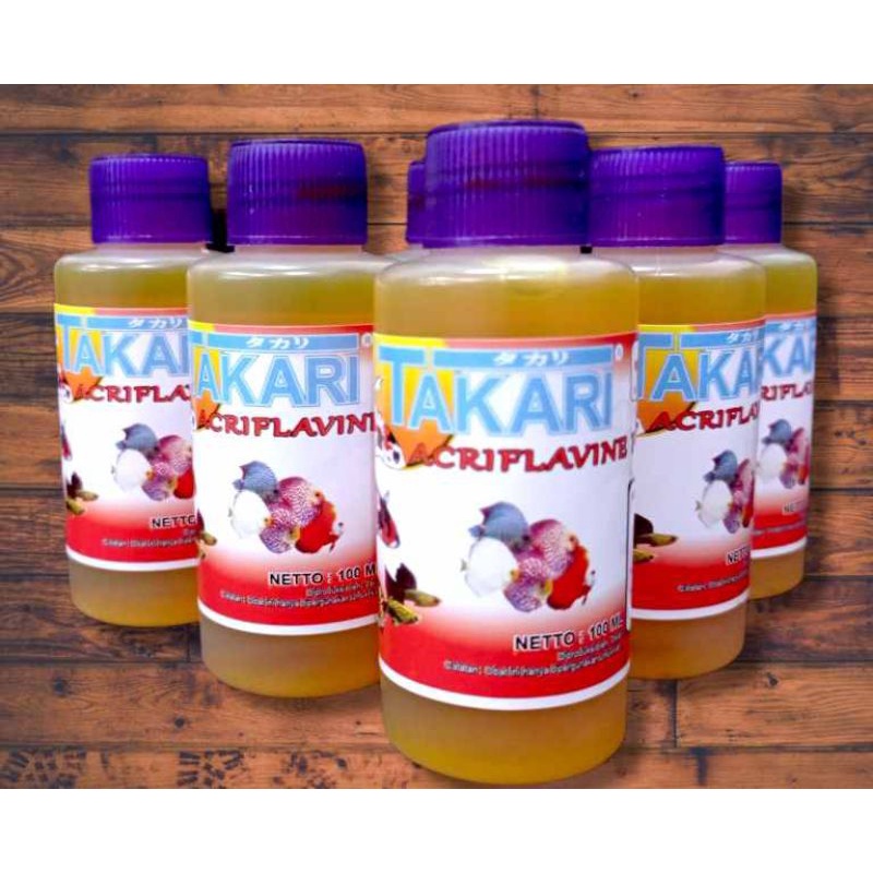 Obat ikan luka VIVIAN/TAKARI/KIYOSAKI/SP acriflavine 100ml