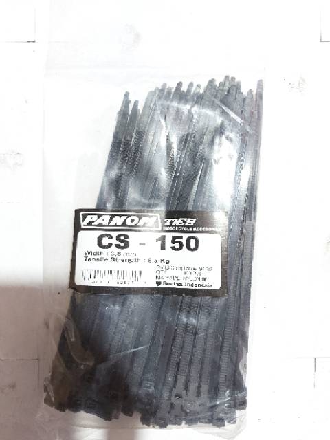 CABLE TIES TALI TIS KREK SIGMA HITAM UKURAN 100, 150, 200, 250, 300 MM