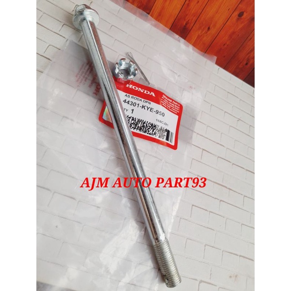 AS RODA DEPAN MEGA PRO GL TIGER CBR 150 VERZA AHM KYE
