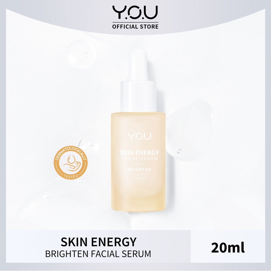 YOU Skin Energy Facial Serum Balance/Firm/Soothe/Hydrate/Brighten - Serum Wajah Original BPOM