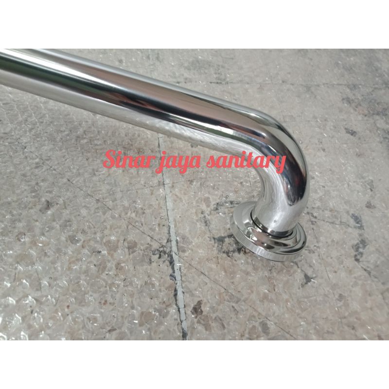 Pegangan kamar mandi 1 meter stainless stell  / Grib bar 100cm / Pegangan bathtub stainless 1meter