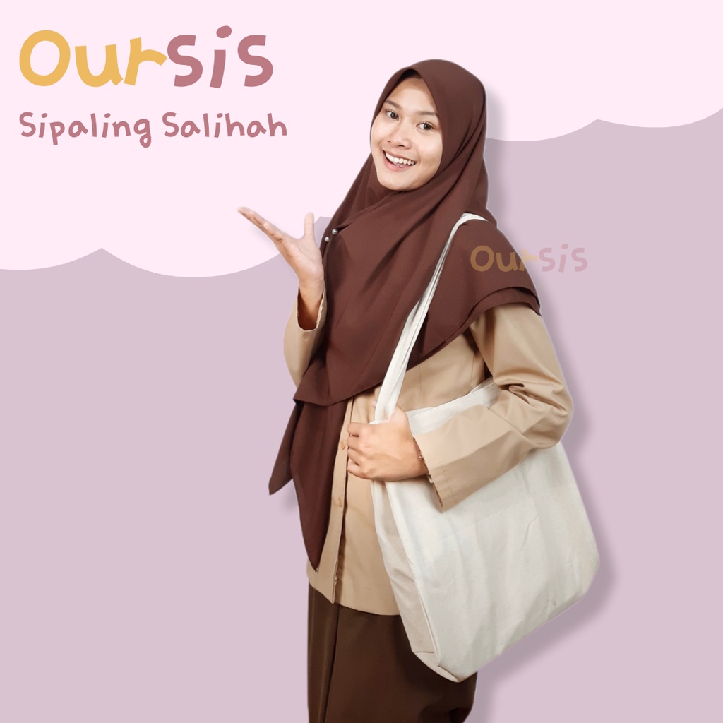 ᴏᴜʀꜱɪꜱ Kerudung Sekolah Segi Empat 130 | SiPALING SALIHAH