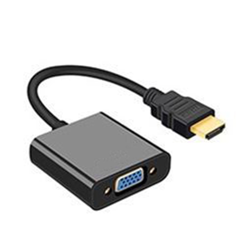 Cre Kabel Adapter Converter HDMI Male Ke VGA Female 1080P Digital Ke Analog