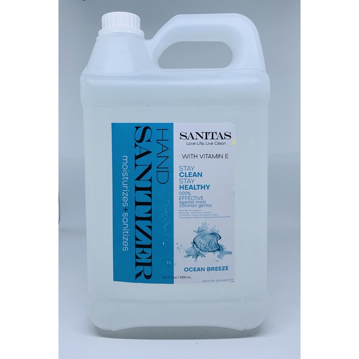 Sanitizer-Hand- Hand Sanitizer Gel 5 Liter Kemenkes | Sanitas Hand Sanitizer - Non Perfumed -Hand-